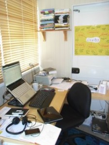 Joanna Penn's writing room