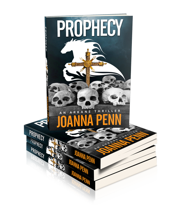 The original cover for Prophecy by Joanna Penn, which eventually became Crypt of Bone by J.F. Penn! 