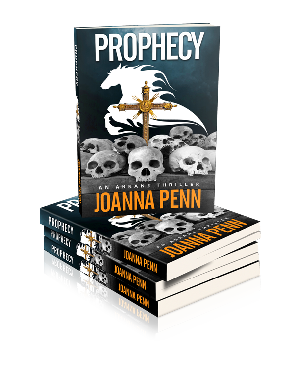 The original cover for Prophecy by Joanna Penn, which eventually became Crypt of Bone by J.F. Penn! 