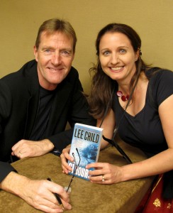 J.F.Penn with Lee Child Thriller authors