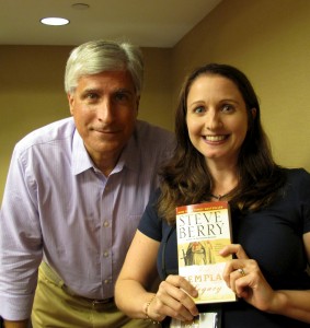 Thriller author J.F.Penn with Steve Berry