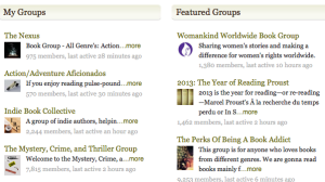 goodreads groups