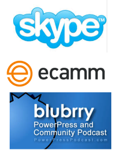 skype ecamm blubrry