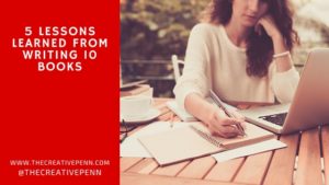 5 lessons learned from writing 10 fiction books