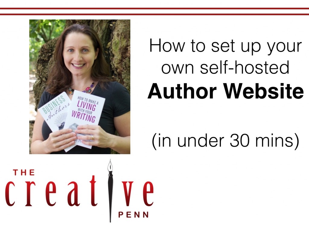 set up your author website