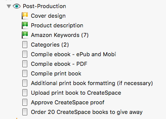 Scrivener post production 2
