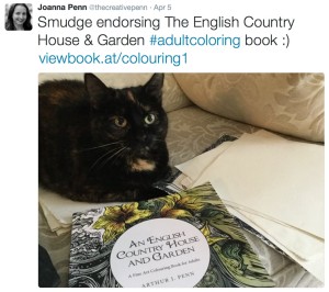 smudge endorsing coloring book