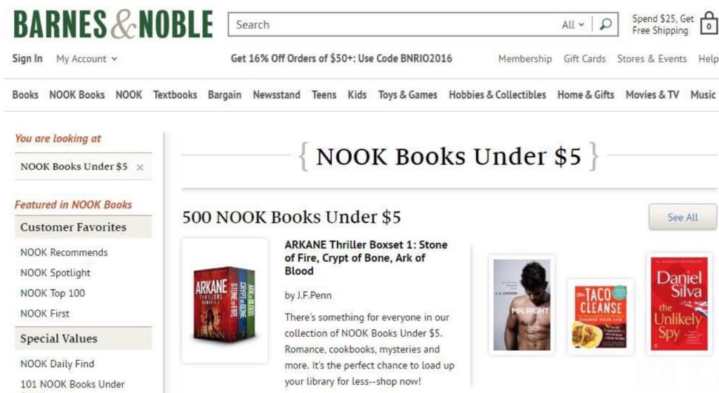 NOOK promo