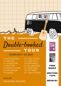 The Double-booked Blog Tour Poster