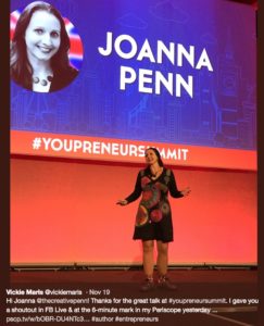 Joanna Pen speaking 2017