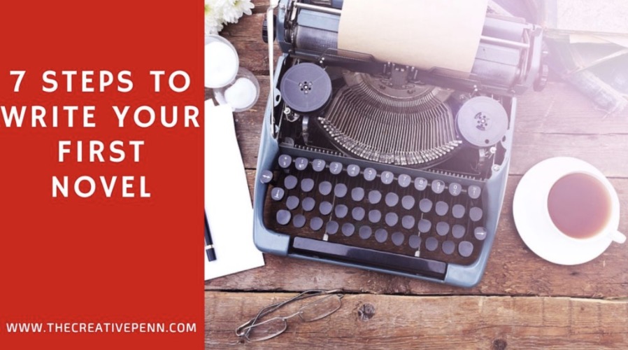 7 Steps To Write Your Novel Cheatsheet Download | The Creative Penn