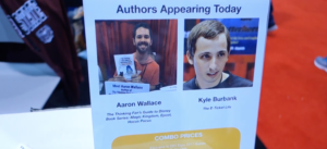Kyle Burbank Authors appearing sign