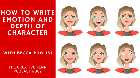 write emotion and depth of character with becca puglisi