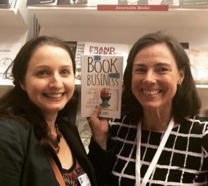 Joanna Penn with Alison Jones LBF2018