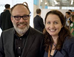 Mark Dawson with Joanna Penn LBF2018