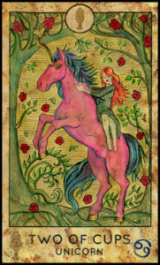 tarot card unicorn