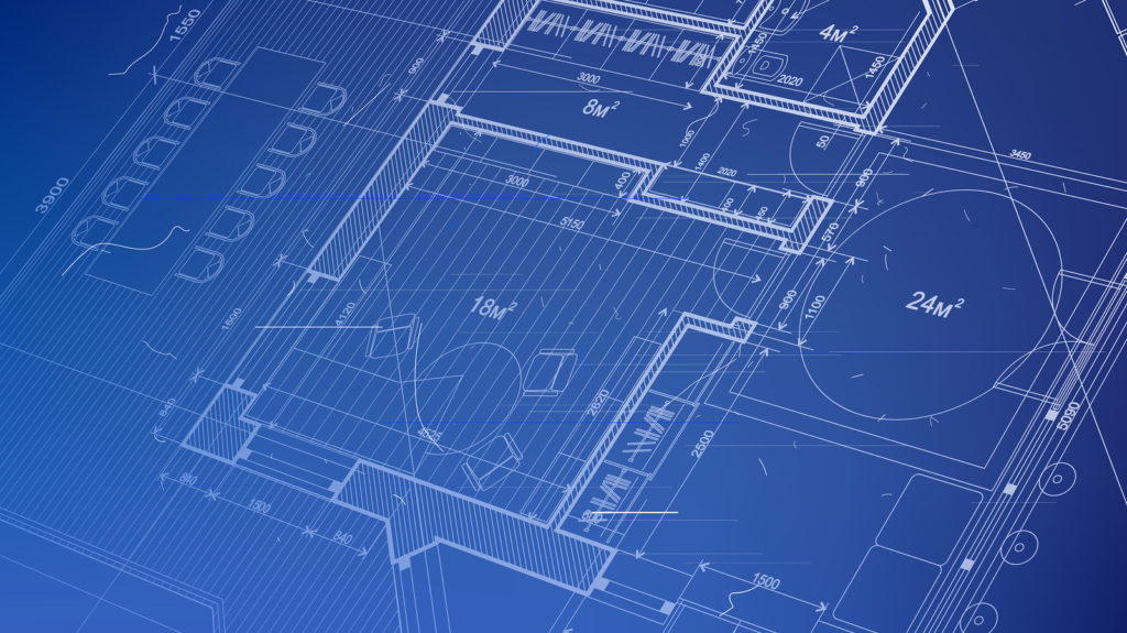 architectural plan blueprint