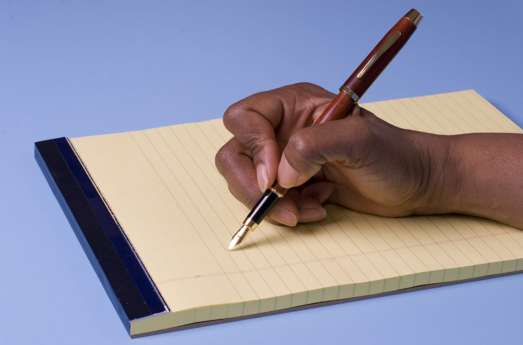writing legal pad