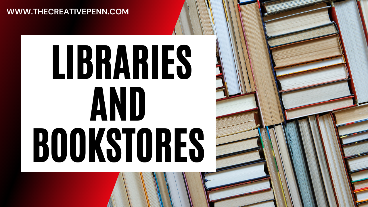 libraries and bookstores