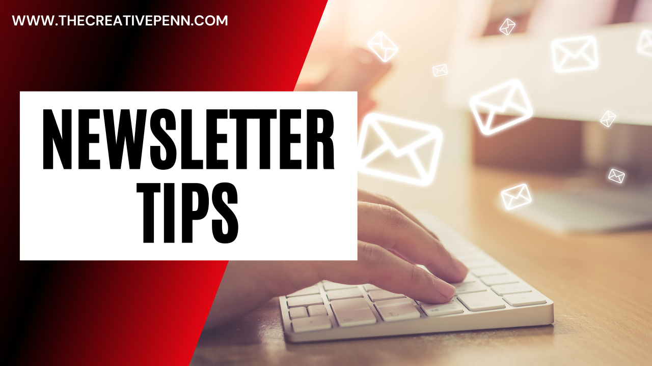 Author email list and newsletter tips