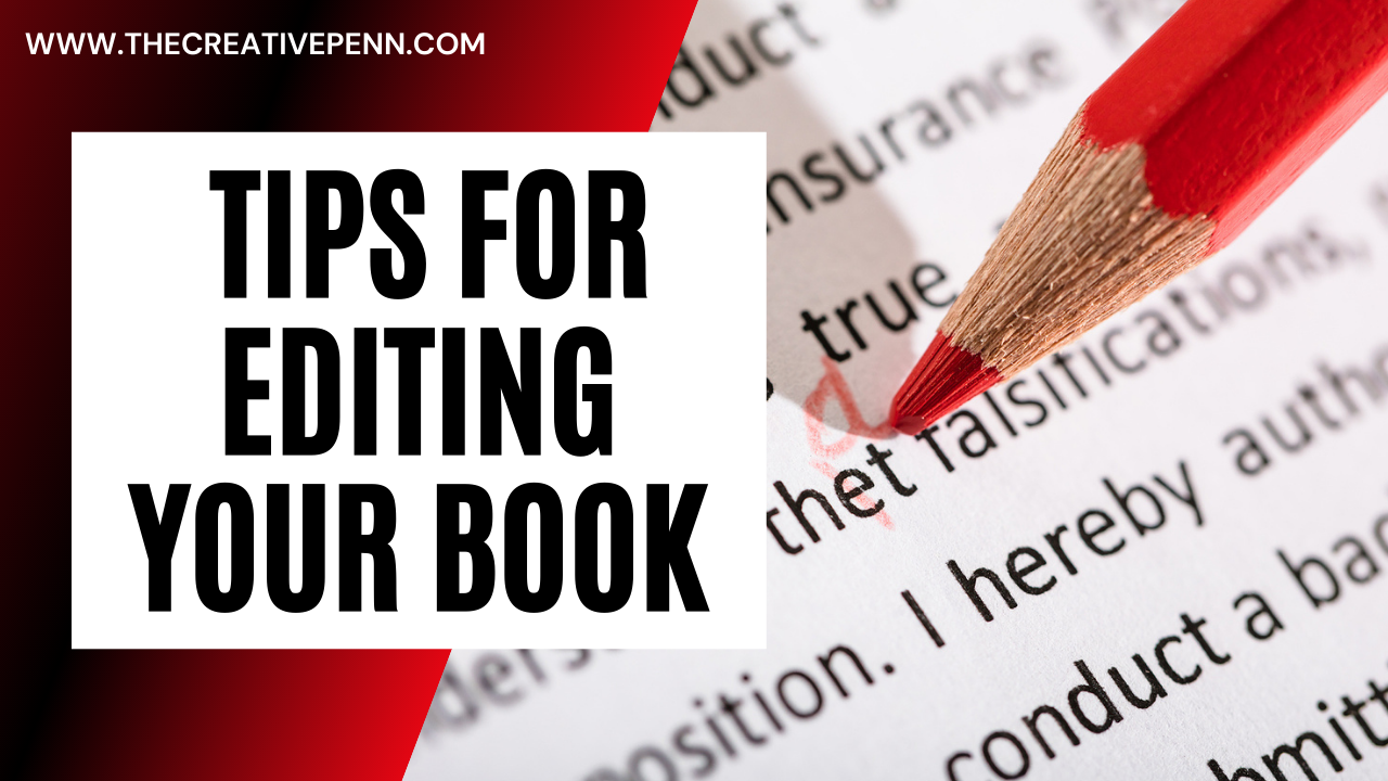 Tips for Editing your book