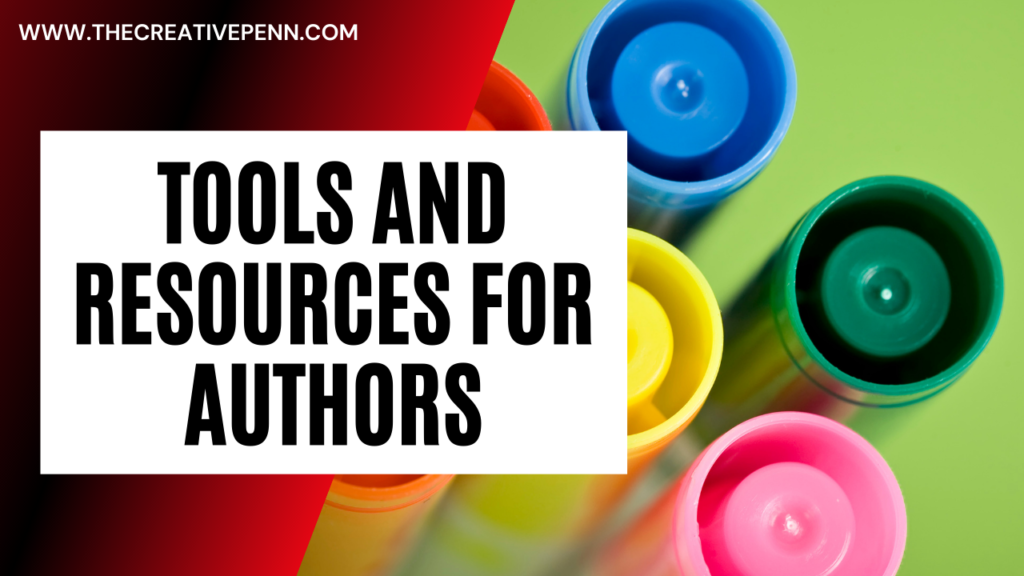 Tools and resources for authors and writers