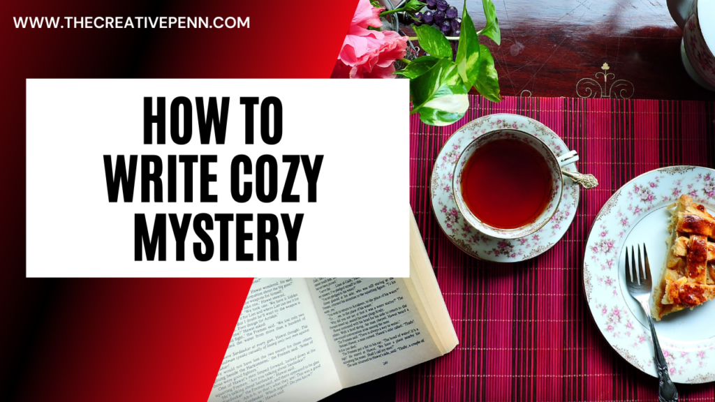 how to write cozy mystery