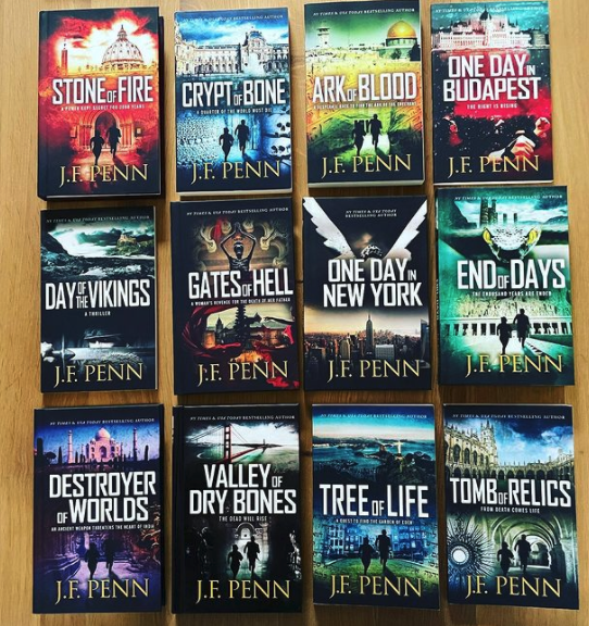 12 ARKANE action adventure thrillers by J.F. Penn