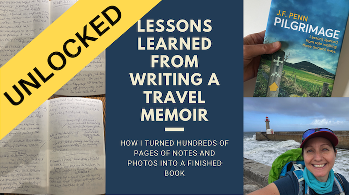Stretch goal unlocked for lessons learned from writing a travel memoir
