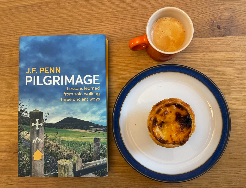 Pilgrimage was an espresso and a pastel de nata pastry