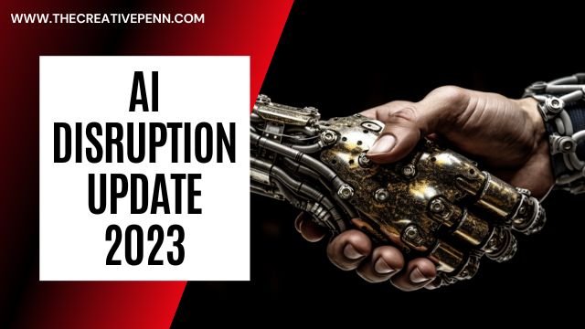 9 ways AI disruption2023