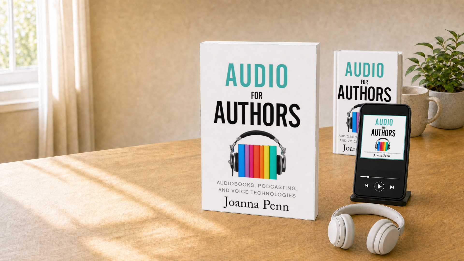 Audio for Authors by Joanna Penn: paperback, hardback and audiobook