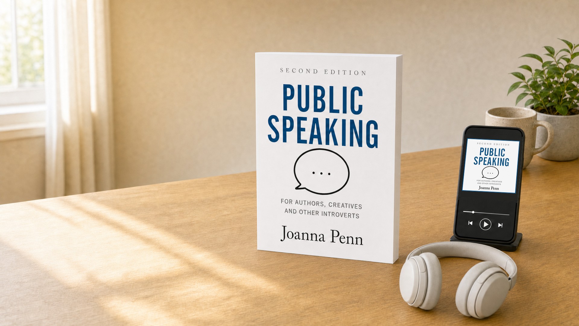 Public Speaking for Authors by Joanna Penn: paperback and audiobook